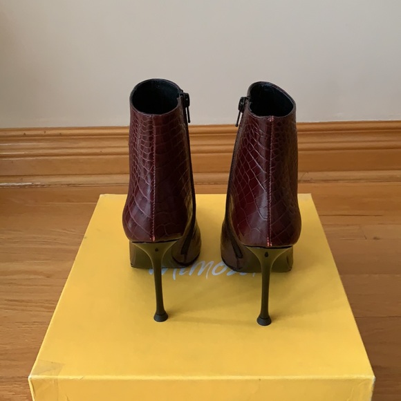 Mimosa burgundy booties - Picture 3 of 6